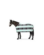 Eskadron Dralon Deken Check Grijs / Wit / Jade