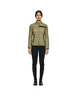 Cavalleria Toscana TEAM Red Stripe Quilted Dames Jack Verde