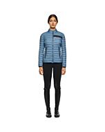 Cavalleria Toscana TEAM Red Stripe Quilted Dames Jack Light Blue