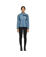 Cavalleria Toscana TEAM Red Stripe Quilted Dames Jack Light Blue