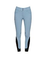 Cavalleria Toscana CT TEAM Red Stripe Full Grip Breeches Light Blue