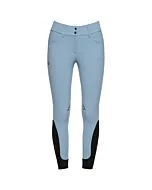 Cavalleria Toscana CT TEAM Red Stripe Full Grip Breeches Light Blue
