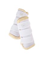 Eskadron Platinum Pure Tendon Boots FauxFur Wit Voor