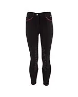 Premiere rijbroek Twig kinderen siliconen zitvlak Zwart