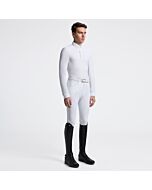 Cavalleria Toscana Heren wedstrijdshirt L/S Wit