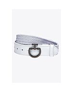 Cavalleria Toscana Elastische Heren Riem Clasp Wit
