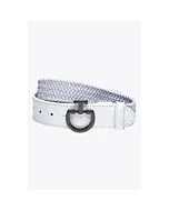 Cavalleria Toscana Elastische Heren Riem Clasp Wit