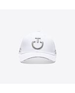 Cavalleria Toscana Baseball Cap with Embroidered Logo White / Belgian Block
