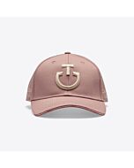 Cavalleria Toscana Baseball Cap with Embroidered Logo Violet Ice / Brich