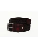 Cavalleria Toscana men's leather stretch stripe belt