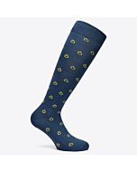 Cavalleria Toscana Mini CT Jacquard Logo Socks - Royal Blue