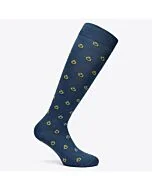 Cavalleria Toscana Mini CT Jacquard Logo Socks - Royal Blue