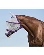 Rambo Flymask Plus Vamouse Silver & Plum 