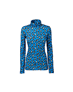 PK Sports Shirt Intro Leopard Palace Blue