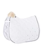 Eskadron Eskadron zadeldek Velvet Crystal Platinum Pure Wit