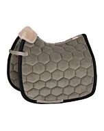 Eskadron Heritage Velvet Zadeldek Ivory Grey
