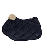Eskadron zadeldek Velvet Croco Platinum Navy