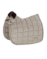 Eskadron Zadeldek Velvet Stamp Platinum Greige