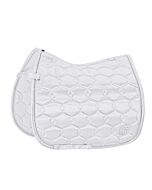 Eskadron Zadeldek Satin Crystal Platinum Wit