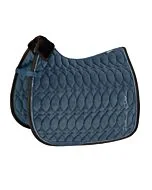 Eskadron Platinum Velvet Crystal Zadeldek Vintageblue