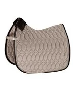 Eskadron Platinum Velvet Crystal Zadeldek Greige