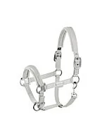 Eskadron Halster Double Pin Crystal Platinum Pearl Grey