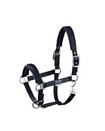 Eskadron Halster Double Pin Crystal Platinum Navy