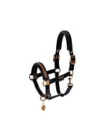 Eskadron Halster Double Pin Velvet Jewel Platinum Black