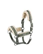 Eskadron Halster Doublepin FauxFur Platinum Ash Green