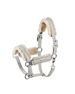 Eskadron Halster Double Pin FauxFur Platinum Pearl Grey