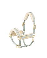 Eskadron Heritage Halster Glossy Doublepin FauxFur Sea Salt