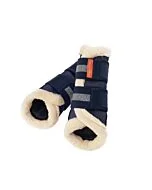 Eskadron Tendon Boots Platinum Mesh Faux Fur Navy