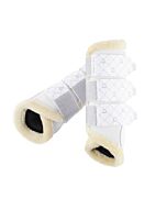 Eskadron Tendon Boots Mesh Faux Fur Platinum Pure Wit