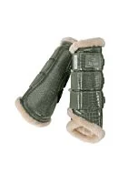 Eskadron Tendon Boots Croco FauxFur Platinum Ash Green