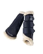 Eskadron Tendon Boots Mesh FauxFur Platinum Navy