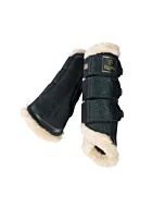 Eskadron Heritage Tendon Boots Glitter Mesh FauxFur Antique Green