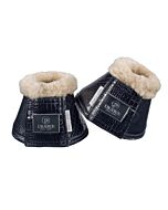 Eskadron Platinum Springschoen Croco Fauxfur Navy