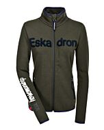 Eskadron Nicky Fleece met rits Groen