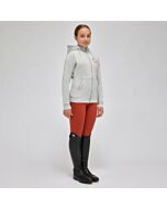 Cavalleria Toscana Girl's Hoodie Light Grey