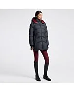 Cavalleria Toscana Women's Long Padded Down Jacket in Nylon with Hood
