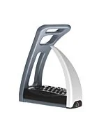 Safe Riding Veiligheidsbeugels S1 Safety Stirrups Gunmetal Grey / White