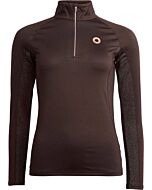 Kingsland Ladies Trainingsshirt KLStarla Brown Black Coffee