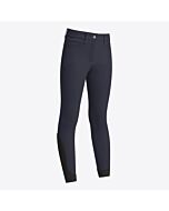 Cavalleria Toscana Girl's Jumping Knee Grip Breeches  - Charcoal