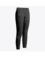 Cavalleria Toscana Girl's Embroidery Jumping Knee Grip Breeches - Black