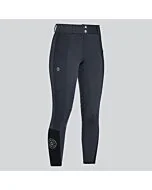 Cavalleria Toscana Women's Dressage Perforated Full Grip Breeches - Black