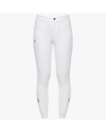 Cavalleria Toscana Logo Grip Breeches Girl White