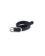 Pikeur Faux leren Riem Navy