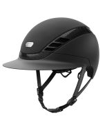 ABUS Pikeur Rijhelm AirLuxe Supreme Long Visor - Black