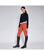 Cavalleria Toscana Tech Piquet L/S Training Zip Polo Navy