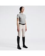 Cavalleria Toscana Dames Jersey Trainings Polo - Korte mouw - Belgian Block